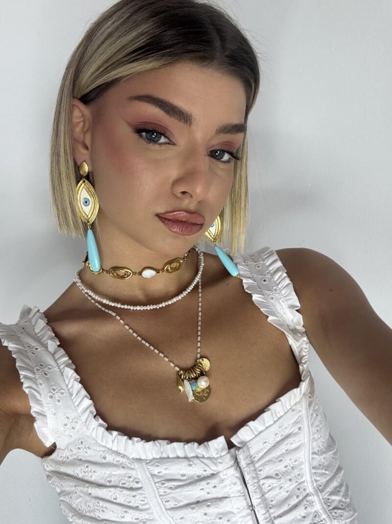 LORA WHITE CHOKER
