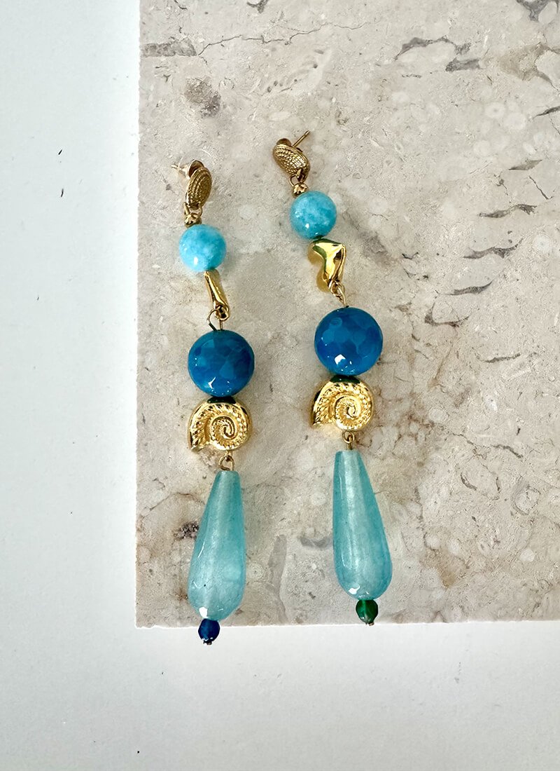 FEDRA BLUE EARRINGS